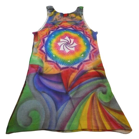 The Beatles 1990's Tie Dye Style Tank Top Shirt Rare - The Beatles Shirt Size 14 - Picture 2 of 10